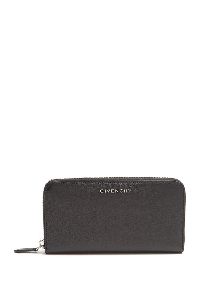 Givenchy Pandora Zip-around Leather Wallet
