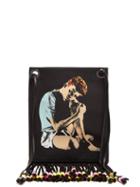 Matchesfashion.com Jw Anderson - X Gilbert & George Heavy Print Canvas Bag - Womens - Black Multi