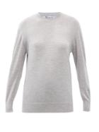 Johnstons Of Elgin - Cashmere-blend Sweater - Womens - Light Grey