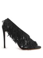 Matchesfashion.com Aquazzura - Apache 105 Suede Sandals - Womens - Black