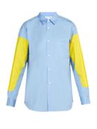 Matchesfashion.com Comme Des Garons Shirt - Raw Edge Cotton Poplin Shirt - Mens - Multi