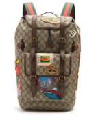 Gucci Gg Supreme Embroidered Backpack