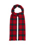 Matchesfashion.com Burberry - Vintage Check Cashmere Scarf - Mens - Red