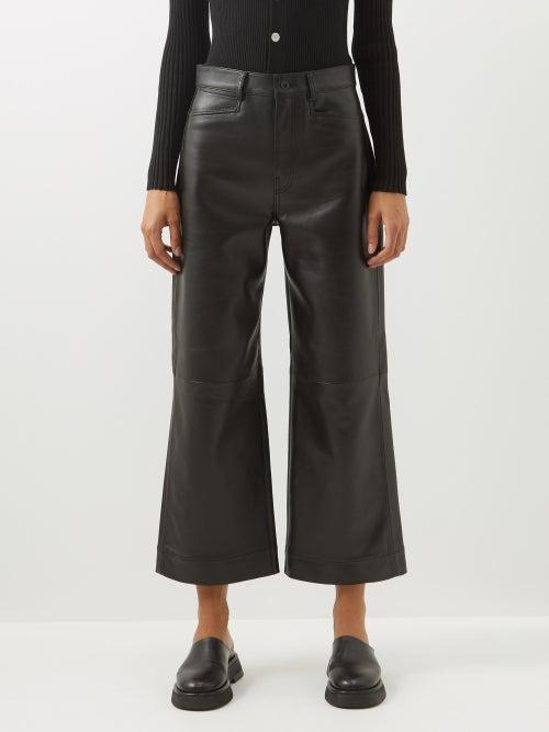 Proenza Schouler White Label - Leather Culottes - Womens - Black