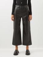 Proenza Schouler White Label - Leather Culottes - Womens - Black