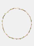 Jia Jia - Tourmaline, Diopside & 14kt Gold Necklace - Womens - Green Multi