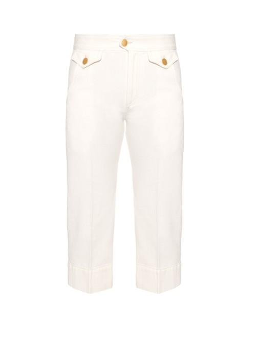 Isabel Marant Étoile Orsen High-rise Cropped Trousers