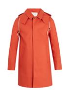 Mackintosh Bonded-cotton Hooded Overcoat