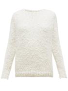 Matchesfashion.com Gabriela Hearst - Lawrence Slubbed Sweater - Womens - Ivory