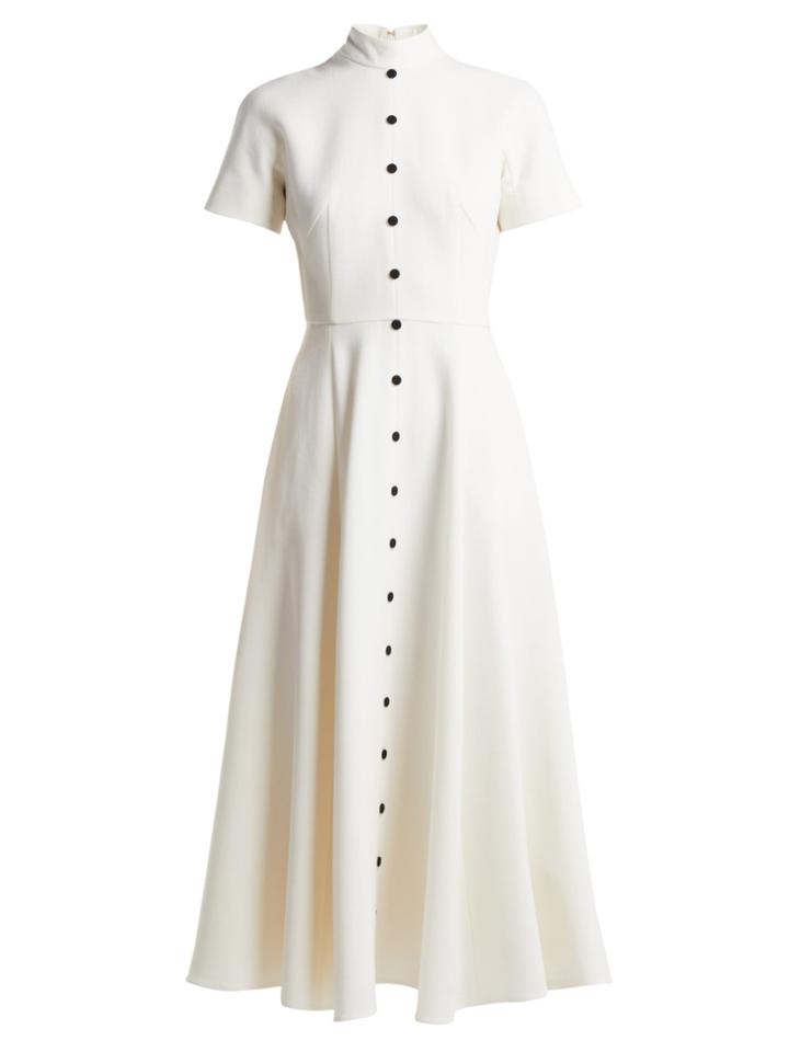 Emilia Wickstead Camilla Wool-crepe Dress