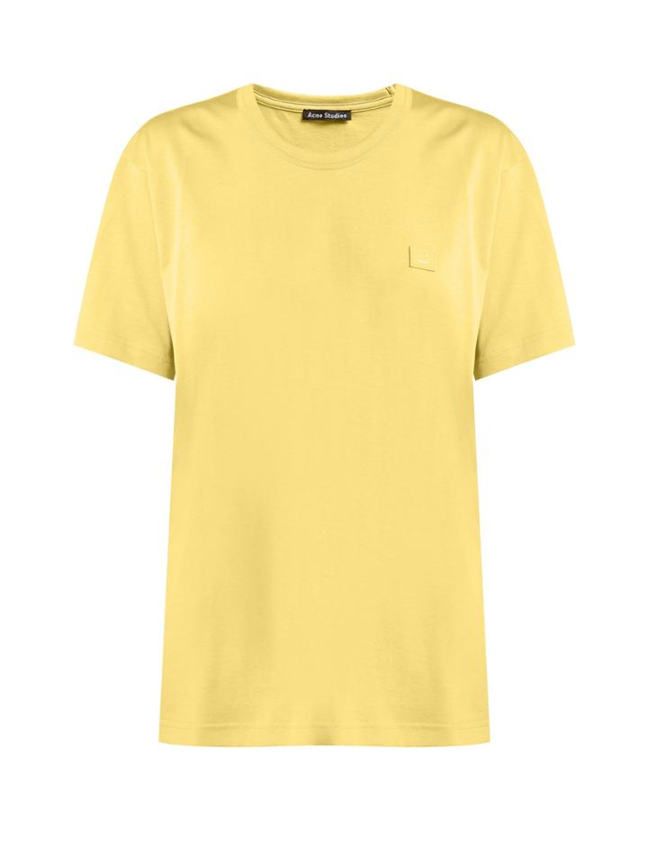 Acne Studios Nash Face Cotton T-shirt