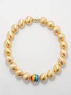 Lauren Rubinski - Rainbow & 14kt Gold Beaded Necklace - Womens - Gold Multi