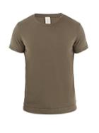 Matchesfashion.com S0rensen - Driver Crew Neck Cotton Jersey T Shirt - Mens - Khaki