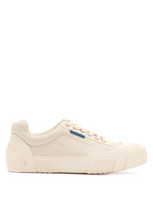 Matchesfashion.com Both - Raised Sole Low Top Leather Trainers - Mens - White Multi