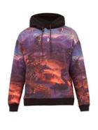 Matchesfashion.com Marcelo Burlon - Fantasy Printed Cotton Sweatshirt - Mens - Multi