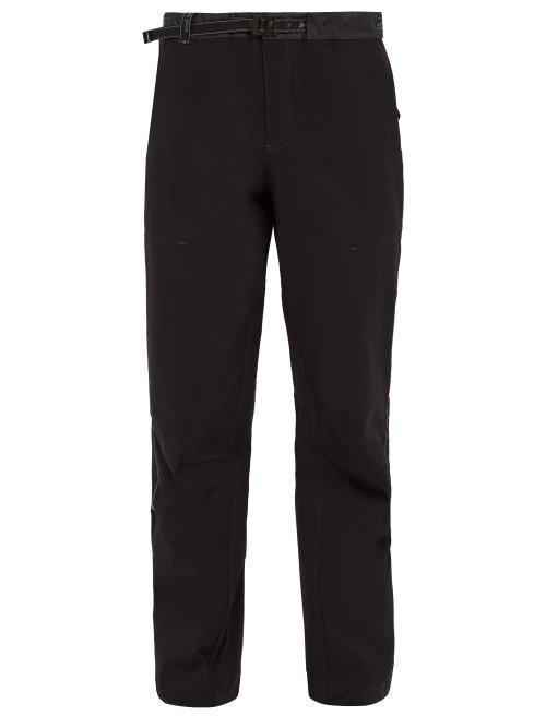Matchesfashion.com And Wander - Belted Stretch Trousers - Mens - Black