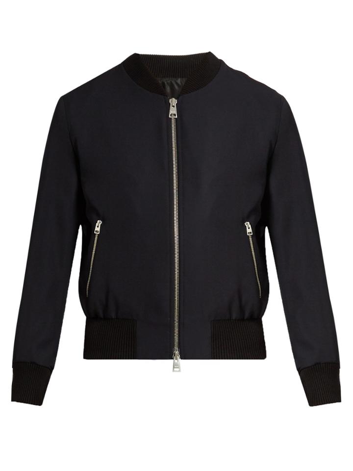 Ami Teddy-collar Wool Bomber Jacket