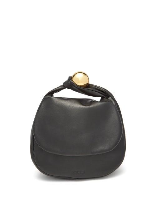 Jil Sander - Sphere Supple-leather Clutch - Womens - Black