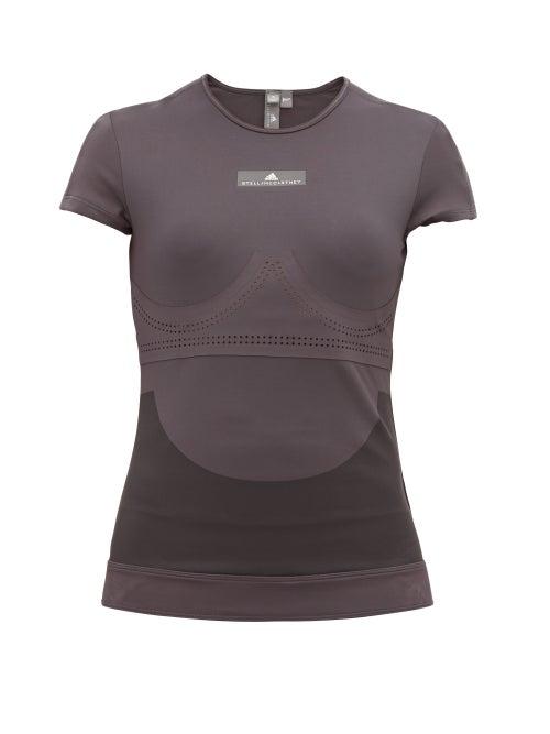 Matchesfashion.com Adidas By Stella Mccartney - X Parley For The Oceans Fitsense+ Jersey T Shirt - Womens - Black