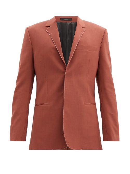 Matchesfashion.com Paul Smith - Single-breasted Wool-blend Jacket - Mens - Brown