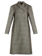 Ellery Bel Air Checked Double-breasted Wool Coat