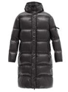 Matchesfashion.com 5 Moncler Craig Green - Sullivor Logo-embroidered Down-filled Shell Coat - Mens - Black