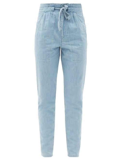 Matchesfashion.com Isabel Marant Toile - Muardo High-rise Denim Jeans - Womens - Light Denim
