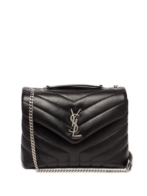 Matchesfashion.com Saint Laurent - Lou Lou Small Quilted Leather Shoulder Bag - Womens - Black