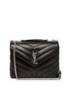 Matchesfashion.com Saint Laurent - Lou Lou Small Quilted Leather Shoulder Bag - Womens - Black