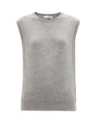 Matchesfashion.com The Row - Balham Cashmere Sleeveless Sweater - Womens - Grey