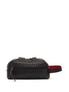 Christian Louboutin - Blaster Studded Leather Wash Bag - Mens - Black