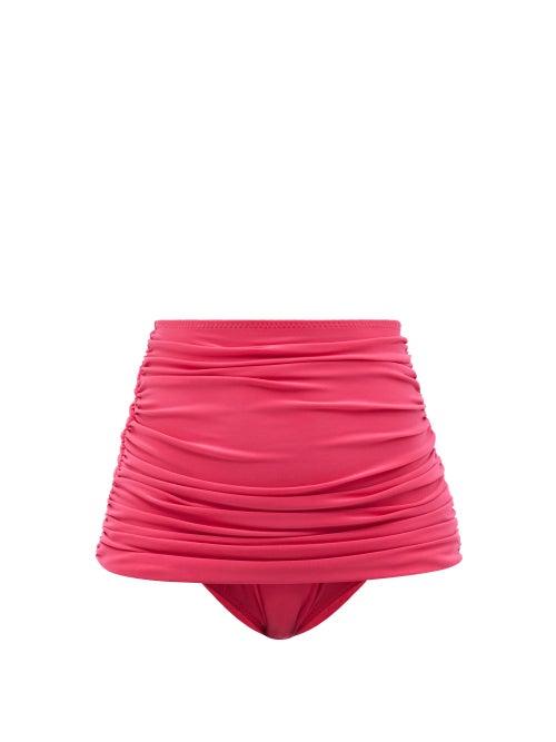 Norma Kamali - Bill High-rise Bikini Briefs - Womens - Pink