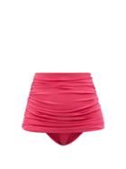 Norma Kamali - Bill High-rise Bikini Briefs - Womens - Pink