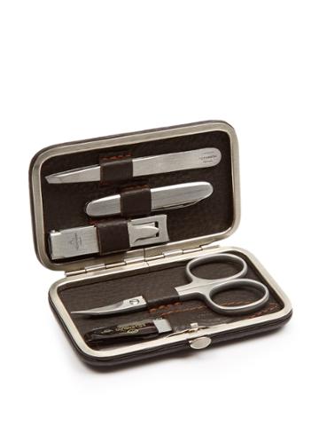 F. Hammann Leather Medium Manicure Set