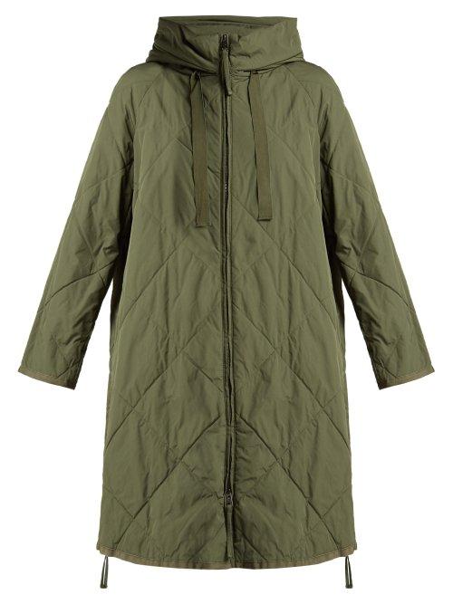 Matchesfashion.com Weekend Max Mara - Magda Quilted Coat - Womens - Khaki