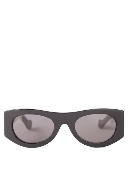 Loewe Eyewear - D-frame Acetate Sunglasses - Mens - Black