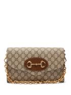 Gucci - Horsebit 1955 Small Gg-supreme Canvas Shoulder Bag - Womens - Beige Multi