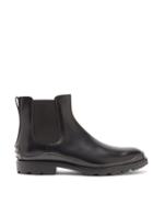 Matchesfashion.com Tod's - Calgary Pebbled Leather Chelsea Boots - Mens - Black
