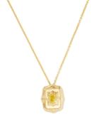 Matchesfashion.com Jade Trau - Vanguard Radiant Diamond & 18kt Gold Necklace - Womens - Yellow Gold