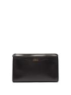 Matchesfashion.com Gucci - Logo Print Leather Wash Bag - Mens - Black