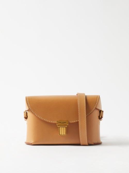 Saint Laurent - Tuc Small Leather Cross-body Bag - Womens - Tan