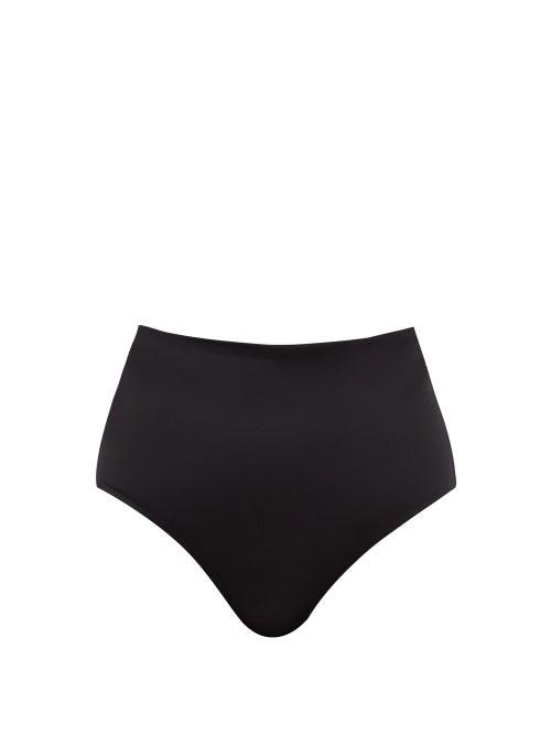 Matchesfashion.com Form And Fold - The Rise High-waist Bikini Briefs - Womens - Black