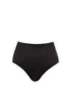 Matchesfashion.com Form And Fold - The Rise High-waist Bikini Briefs - Womens - Black