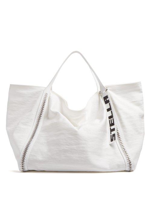 Matchesfashion.com Stella Mccartney - Falabella Go Oversized Tote Bag - Womens - White