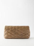 Saint Laurent - Sade Quilted-leather Clutch - Womens - Beige