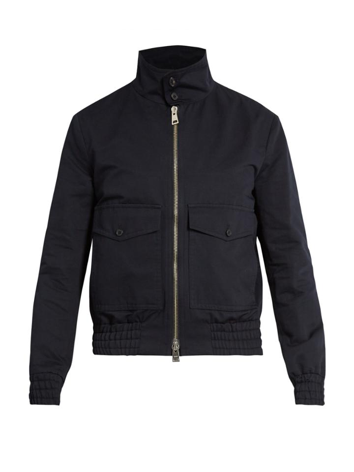 Ami Stand-collar Cotton-blend Jacket