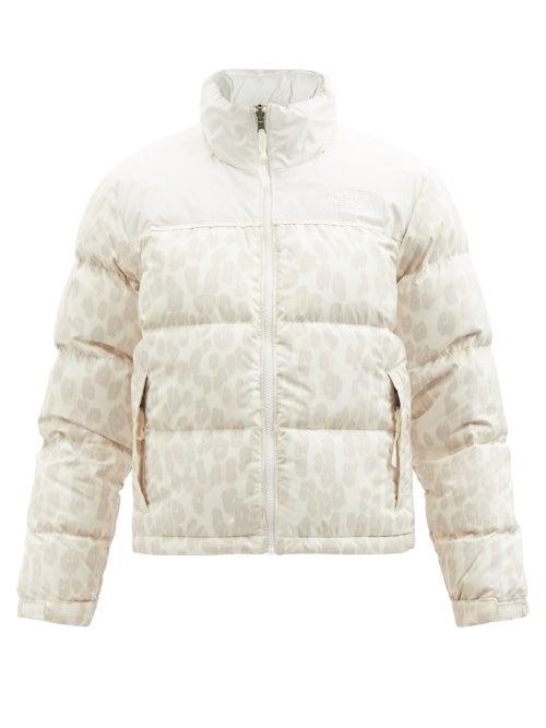 The North Face - 1996 Retro Nuptse Printed Down Jacket - Womens - White Multi
