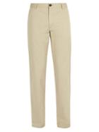Matchesfashion.com Burberry - Slim Fit Cotton Twill Chino Trousers - Mens - Beige