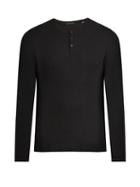 Atm Long-sleeved Ribbed-jersey Henley T-shirt