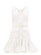 Matchesfashion.com Zimmermann - Safari Linen Dress - Womens - Ivory